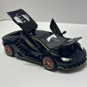 1:24 Lamborghini Centenario Diecast With Headlight & Taillight LED Black